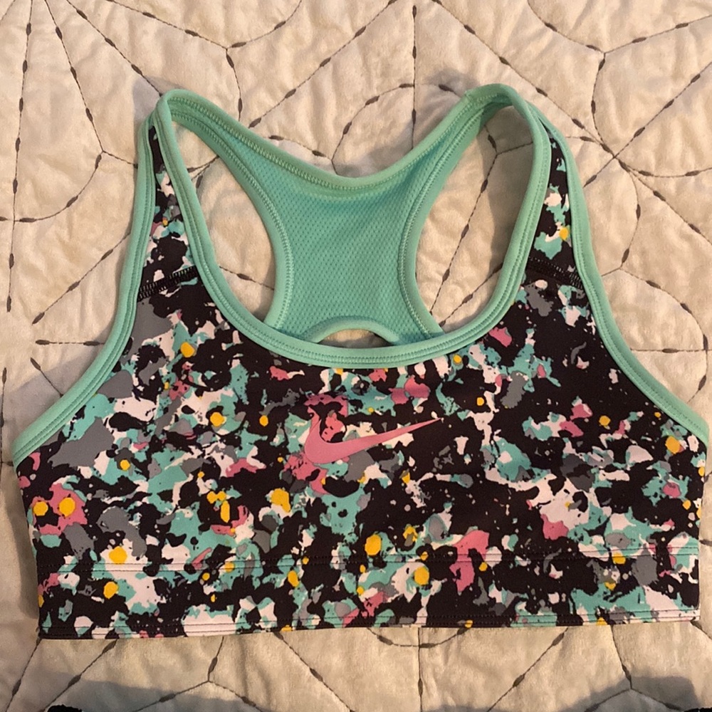 Nike shorts and sports bra matching set
